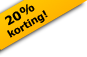 Nu 20% extra korting!